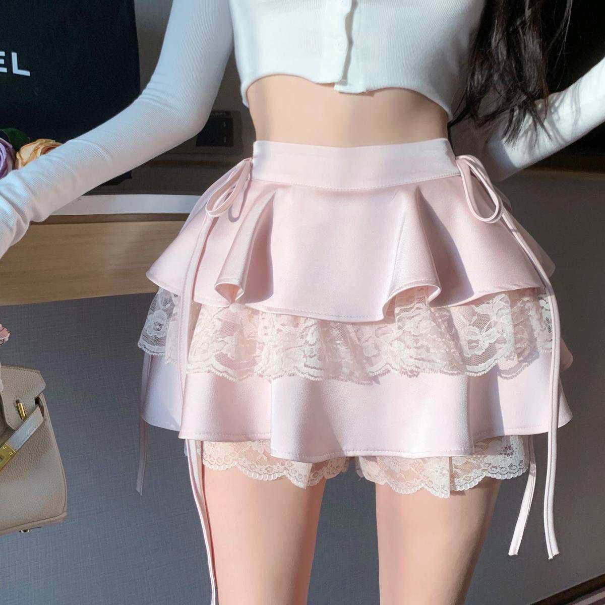 Pink Ruffle Mini Skirt - Bottoms - Skirts - 8 - 2024