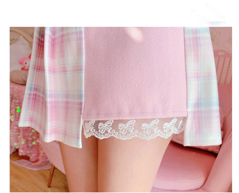 Plaid A-Line Pleated Mini Skirt - Bottoms - Sleepwear & Loungewear - 4 - 2024