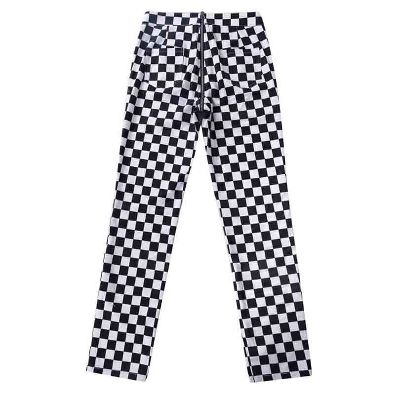 Plaid Back Zip Trousers - Bottoms - Clothing - 15 - 2024