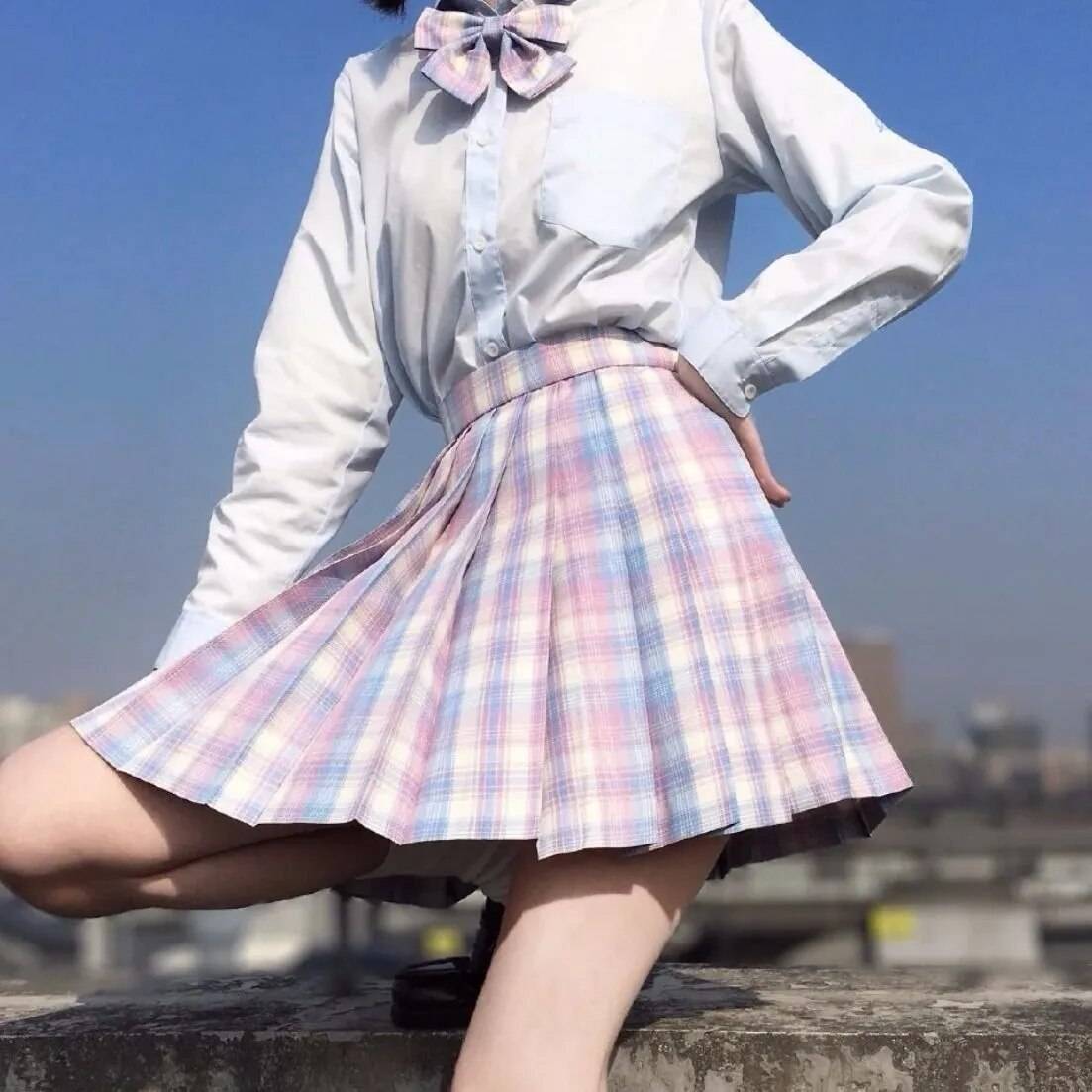 Pleated Kawaii Skirt ☁️ - Bottoms - Shirts & Tops - 12 - 2024