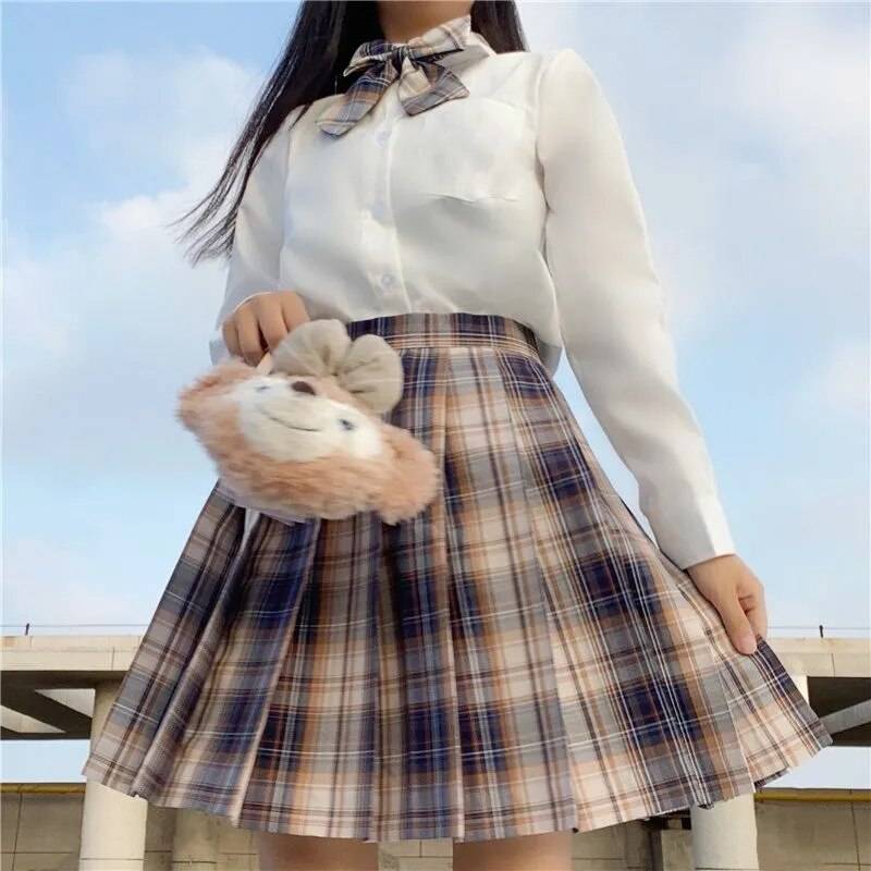 Pleated Kawaii Skirt ☁️ - Bottoms - Shirts & Tops - 14 - 2024
