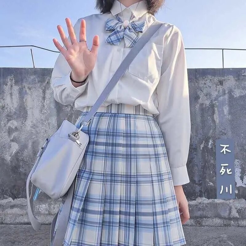 Pleated Kawaii Skirt ☁️ - Sky / XS - Bottoms - Shirts & Tops - 32 - 2024