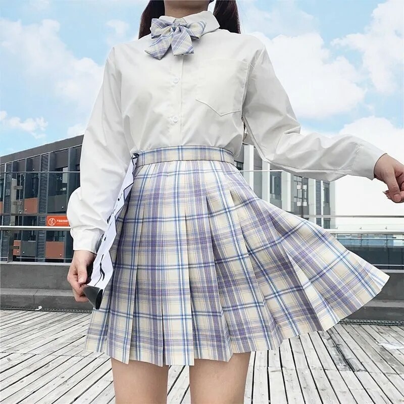 Pleated Kawaii Skirt ☁️ - Coral / XS - Bottoms - Shirts & Tops - 41 - 2024