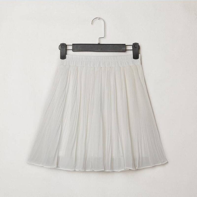 Pleated Mini Skirt Tulle - White / S - Bottoms - Skirts - 20 - 2024