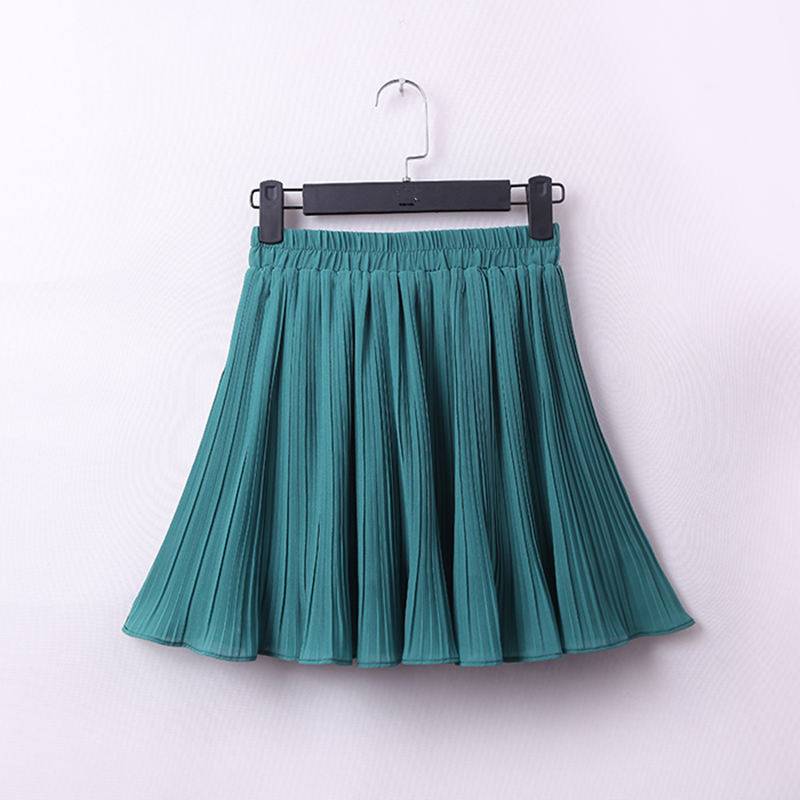 Pleated Mini Skirt Tulle - Blue / M - Bottoms - Skirts - 16 - 2024