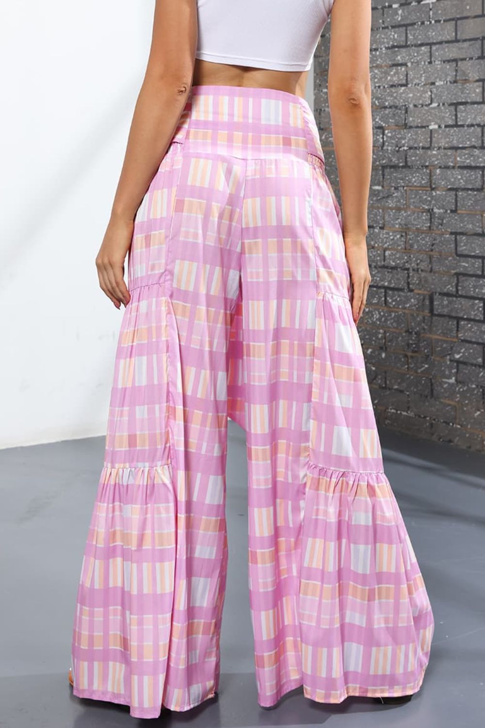 Printed High-Rise Tied Culottes - Bottoms - Pants - 21 - 2024