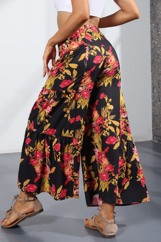 Printed Tie-Front Culottes - Bottoms - Pants - 2 - 2024