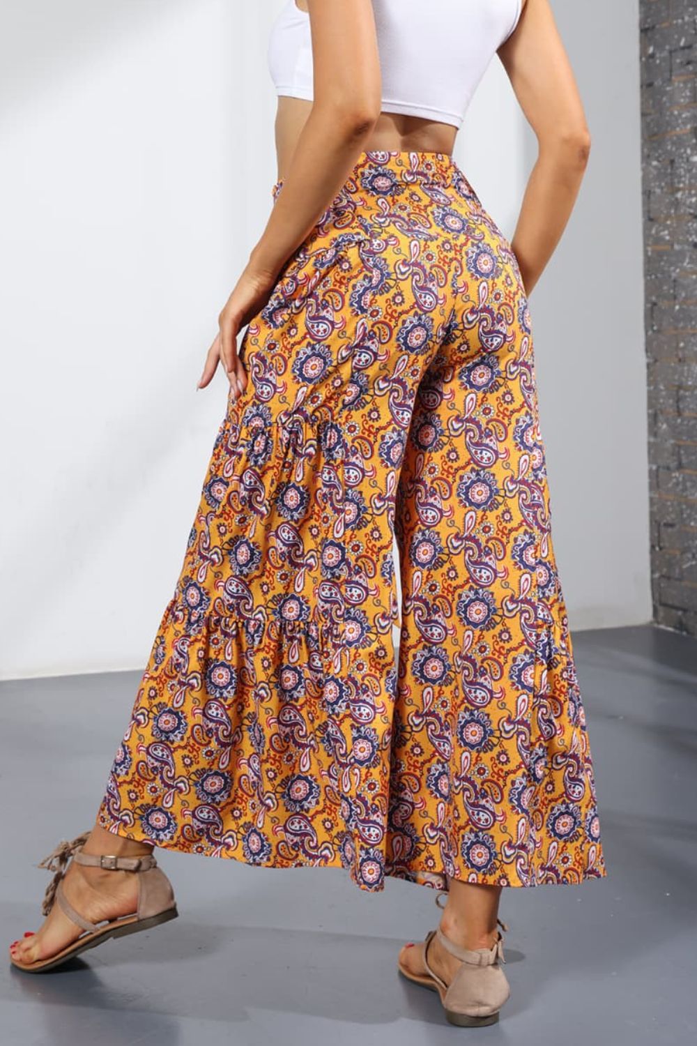 Printed Tie-Front Culottes - Bottoms - Pants - 15 - 2024