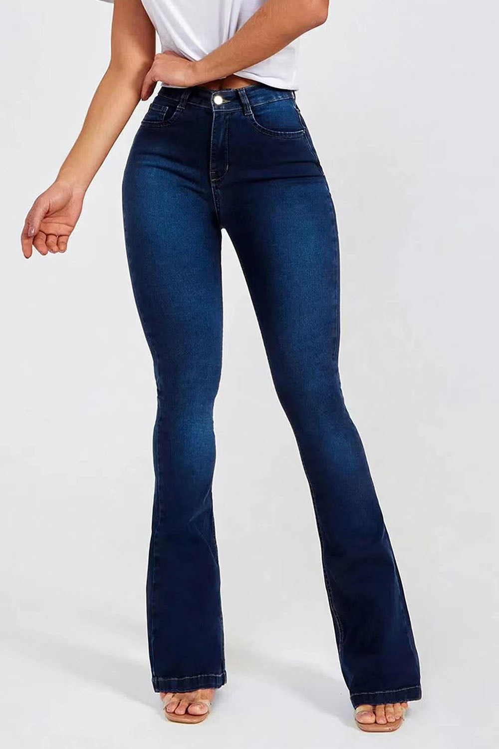 Retro Buttoned Long Jeans - Bottoms - Pants - 5 - 2024