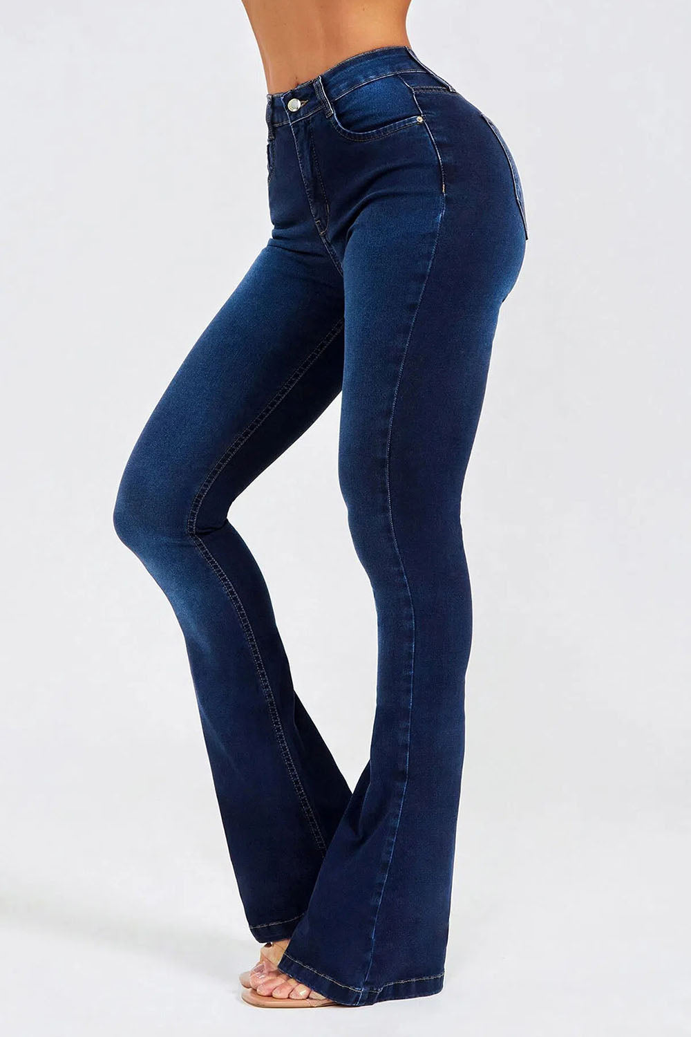 Retro Buttoned Long Jeans - Bottoms - Pants - 3 - 2024