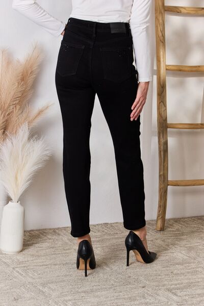Rhinestone Embellished Slim Jeans - Bottoms - Pants - 4 - 2024