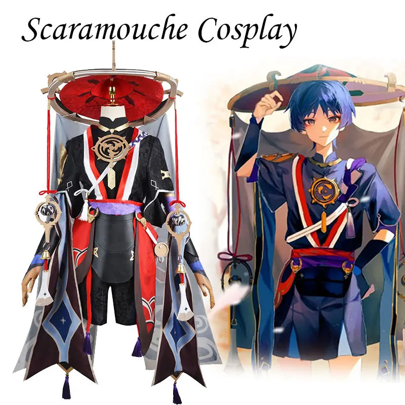 Scaramouche Cosplay Costume - Genshin Impact - Bottoms - Costumes - 1 - 2024
