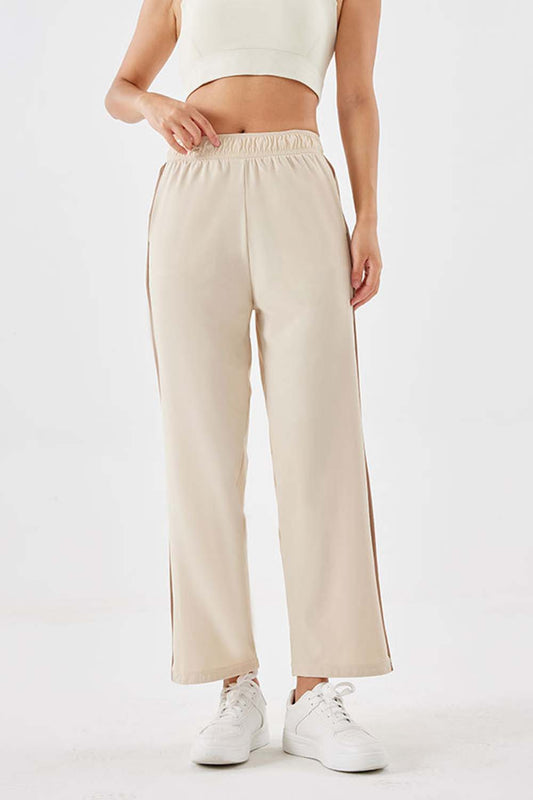 Seam Detail Long Pants - White / S - Bottoms - Pants - 1 - 2024