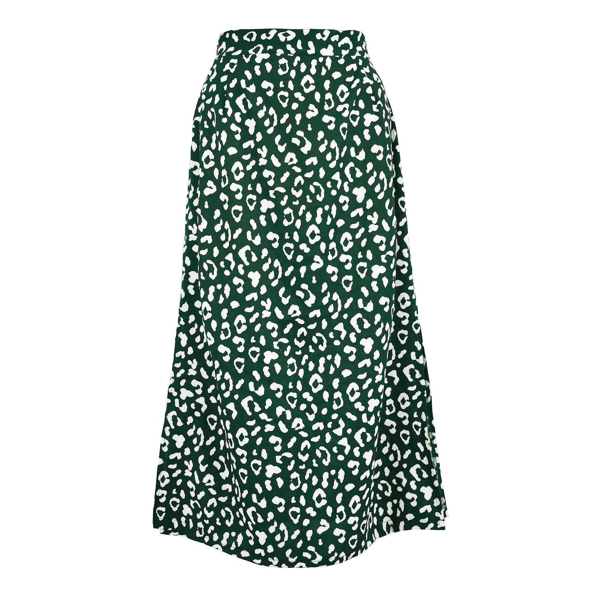 Sexy Leopard Wrap Skirt - Green / S - Bottoms - Skirts - 18 - 2024