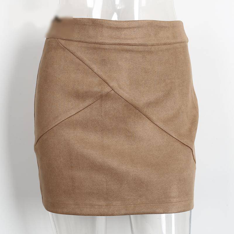 Sexy Suede Pencil Skirt - Brown / L - Bottoms - Clothing - 11 - 2024