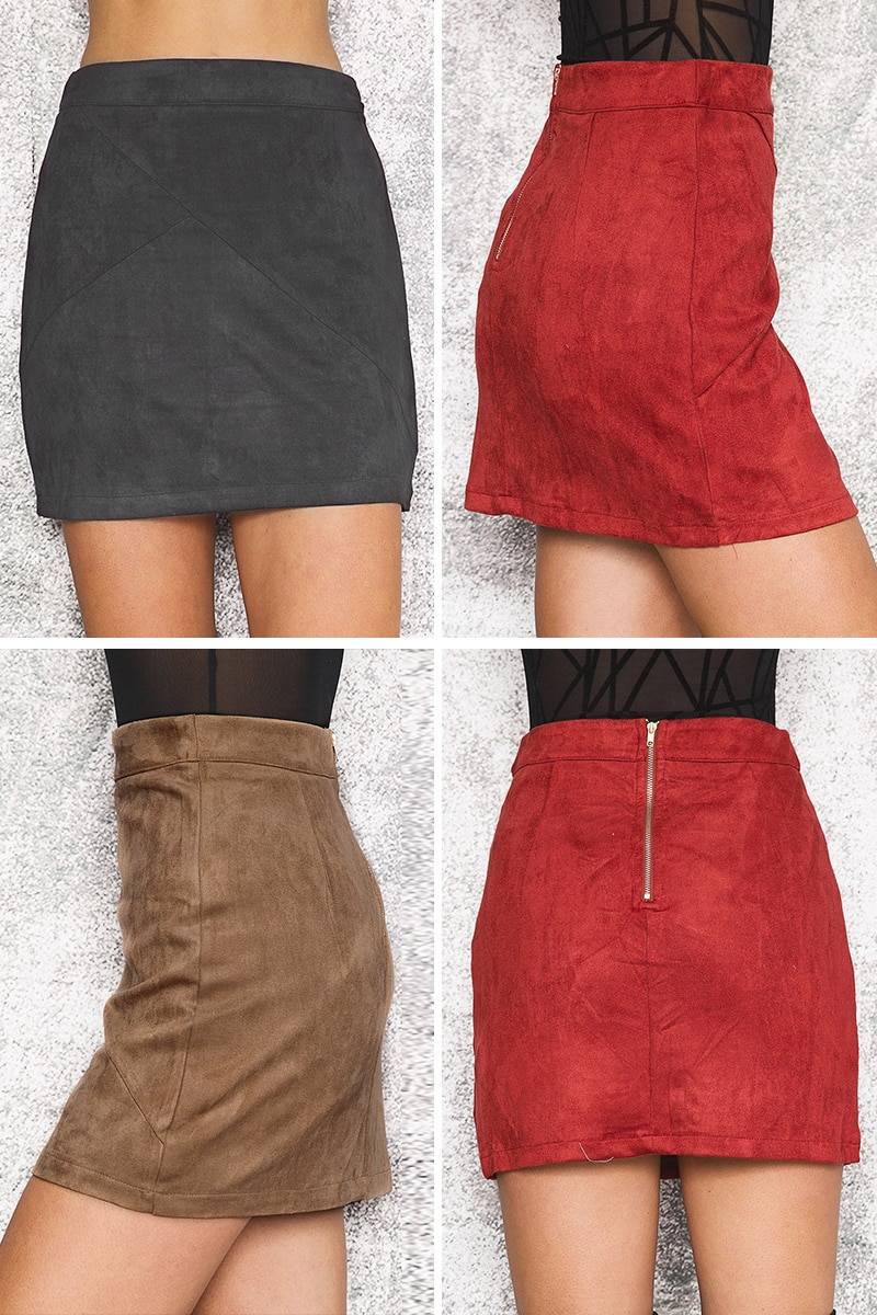 Sexy Suede Pencil Skirt - Bottoms - Clothing - 4 - 2024