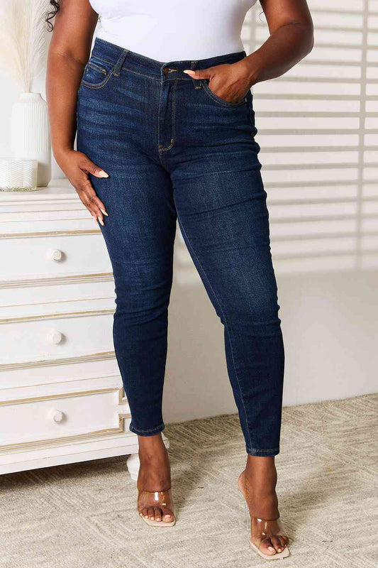 Skinny Jeans with Pockets - Dark / 0(24) - Bottoms - Pants - 1 - 2024