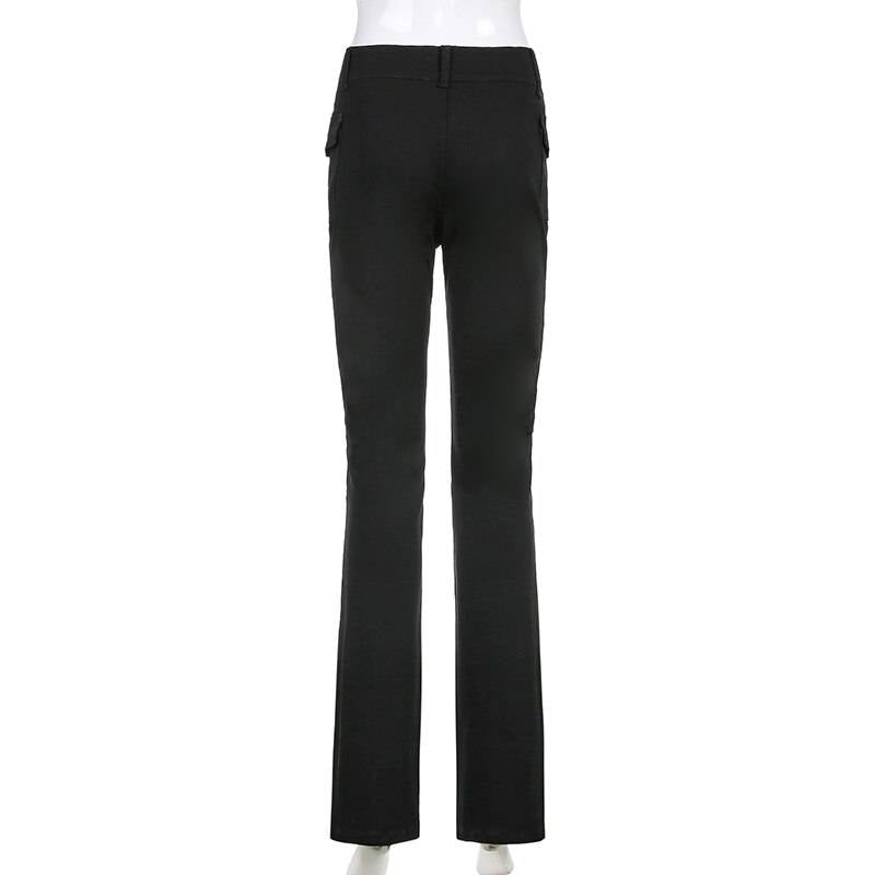 Slim Fit Flare Pants - Bottoms - Shirts & Tops - 9 - 2024