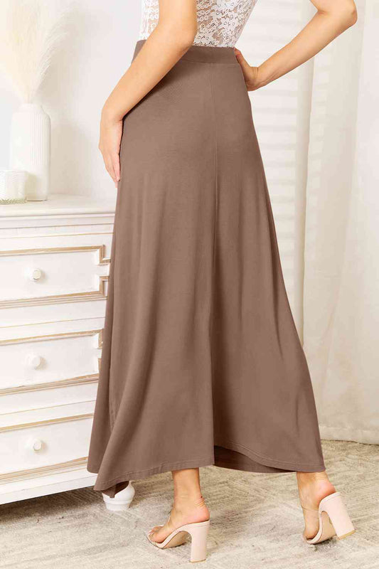 Soft Rayon Drawstring Waist Maxi Skirt Rayon - Bottoms - Skirts - 2 - 2024