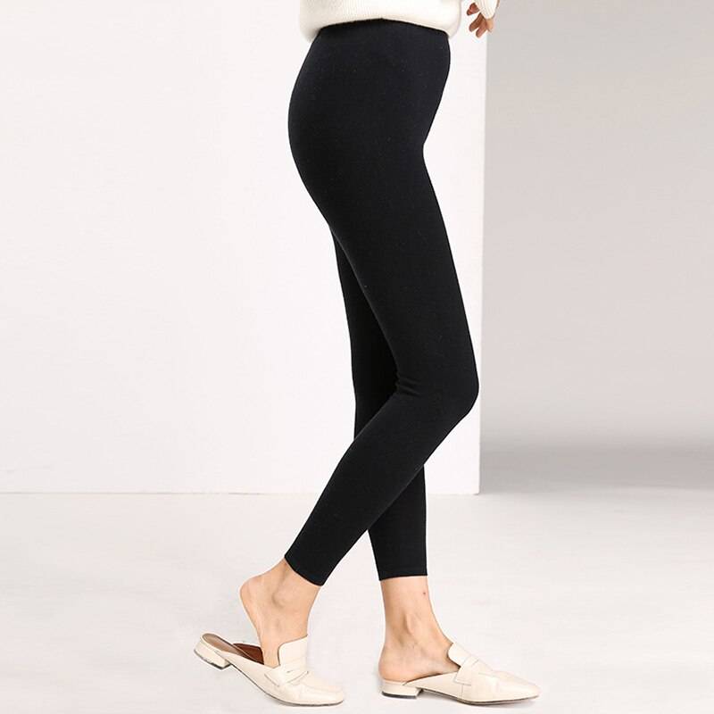 Solid Casual Slim Leggings - Bottoms - Pants - 6 - 2024