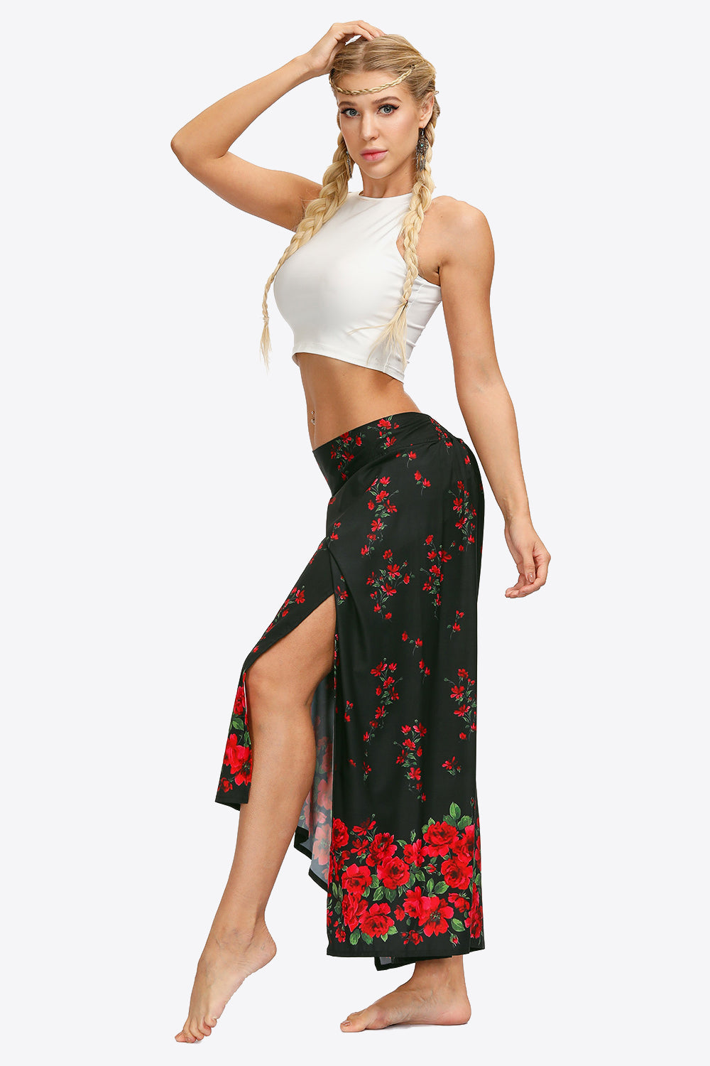 Split Wide Leg Long Pants - Bottoms - Pants - 14 - 2024