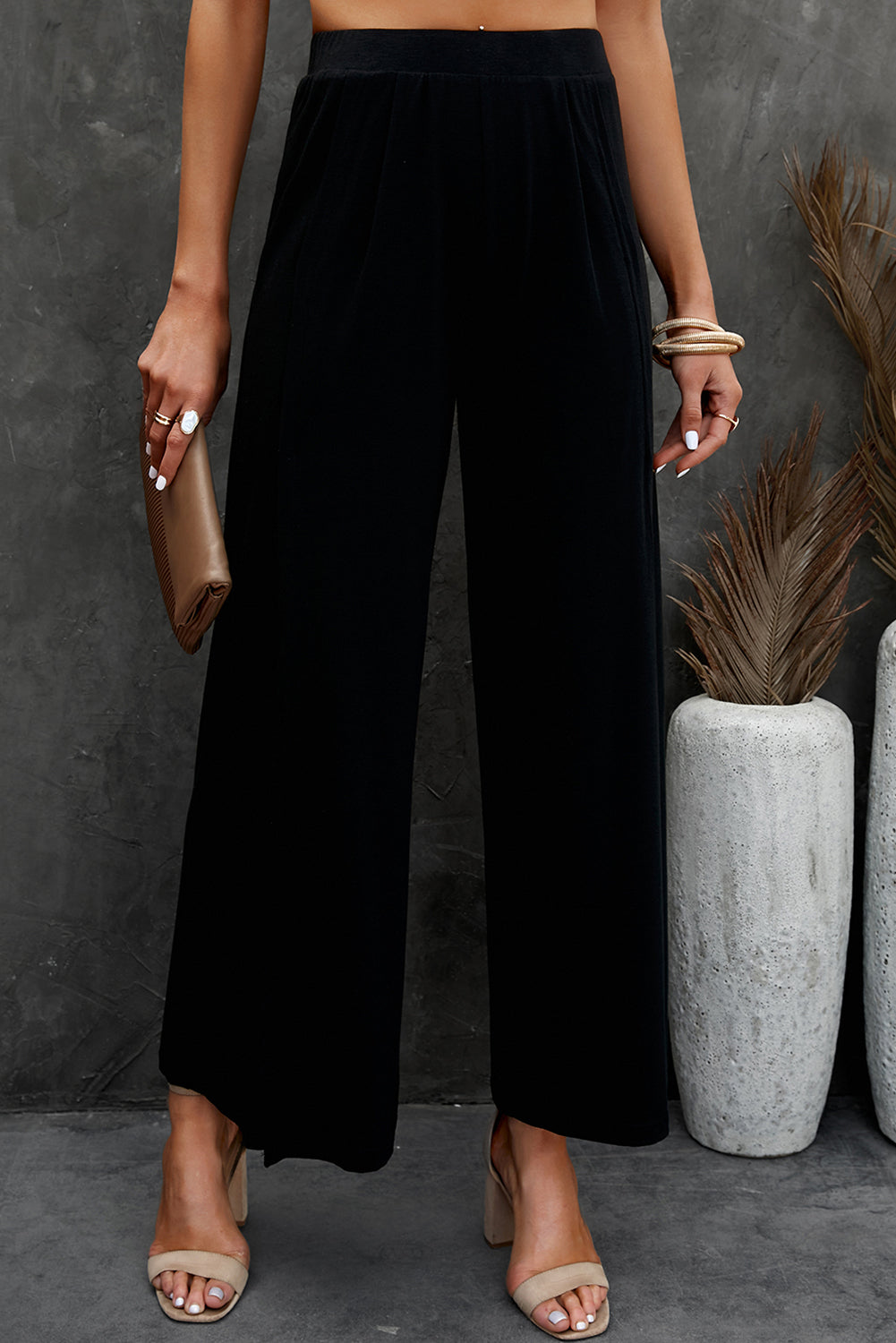 Split Wide Leg Pants - Bottoms - Pants - 6 - 2024