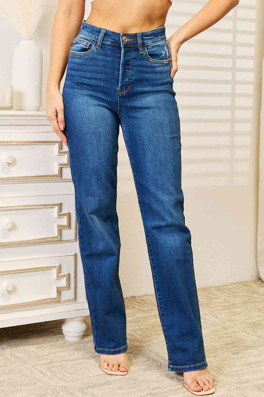 Straight Leg Jeans with Pockets - Medium / 0(24) - Bottoms - Pants - 1 - 2024