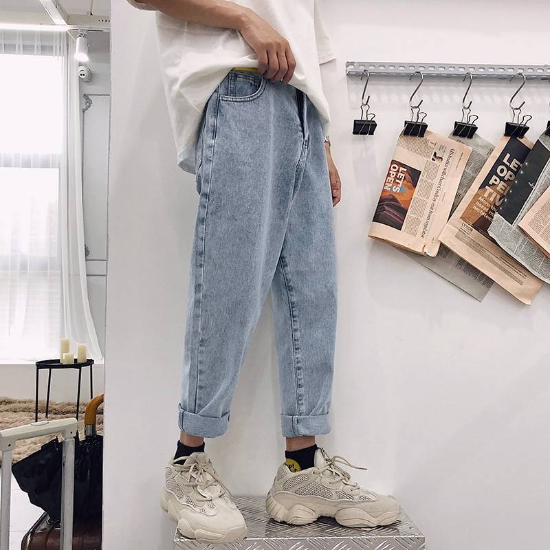 Street Fashion Jeans - Light Blue / L - Bottoms - Pants - 17 - 2024