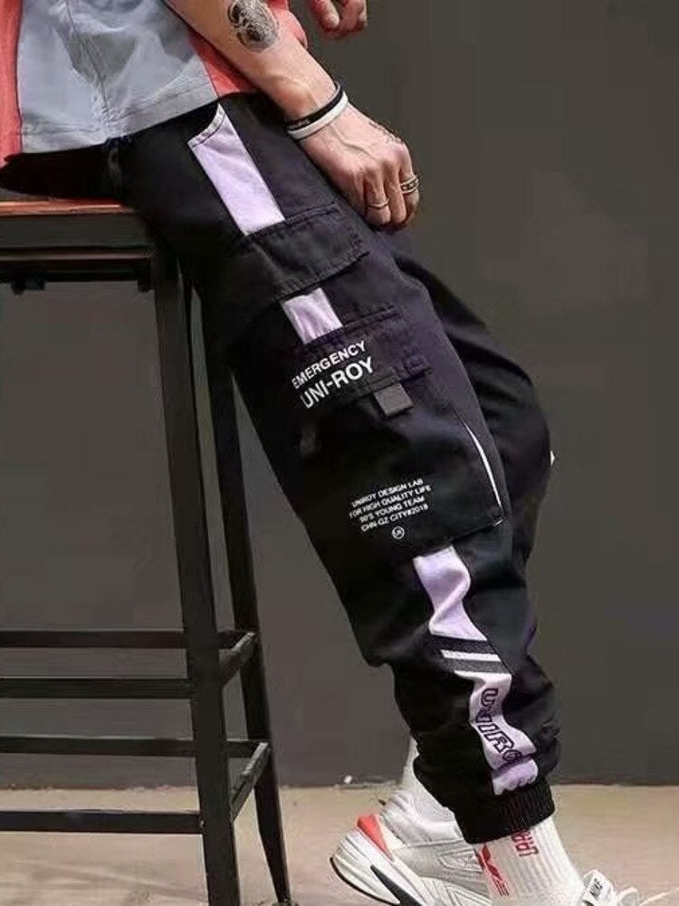 Techwear Cargo Pants - M / T51 Purple Edge - Bottoms - Pants - 12 - 2024