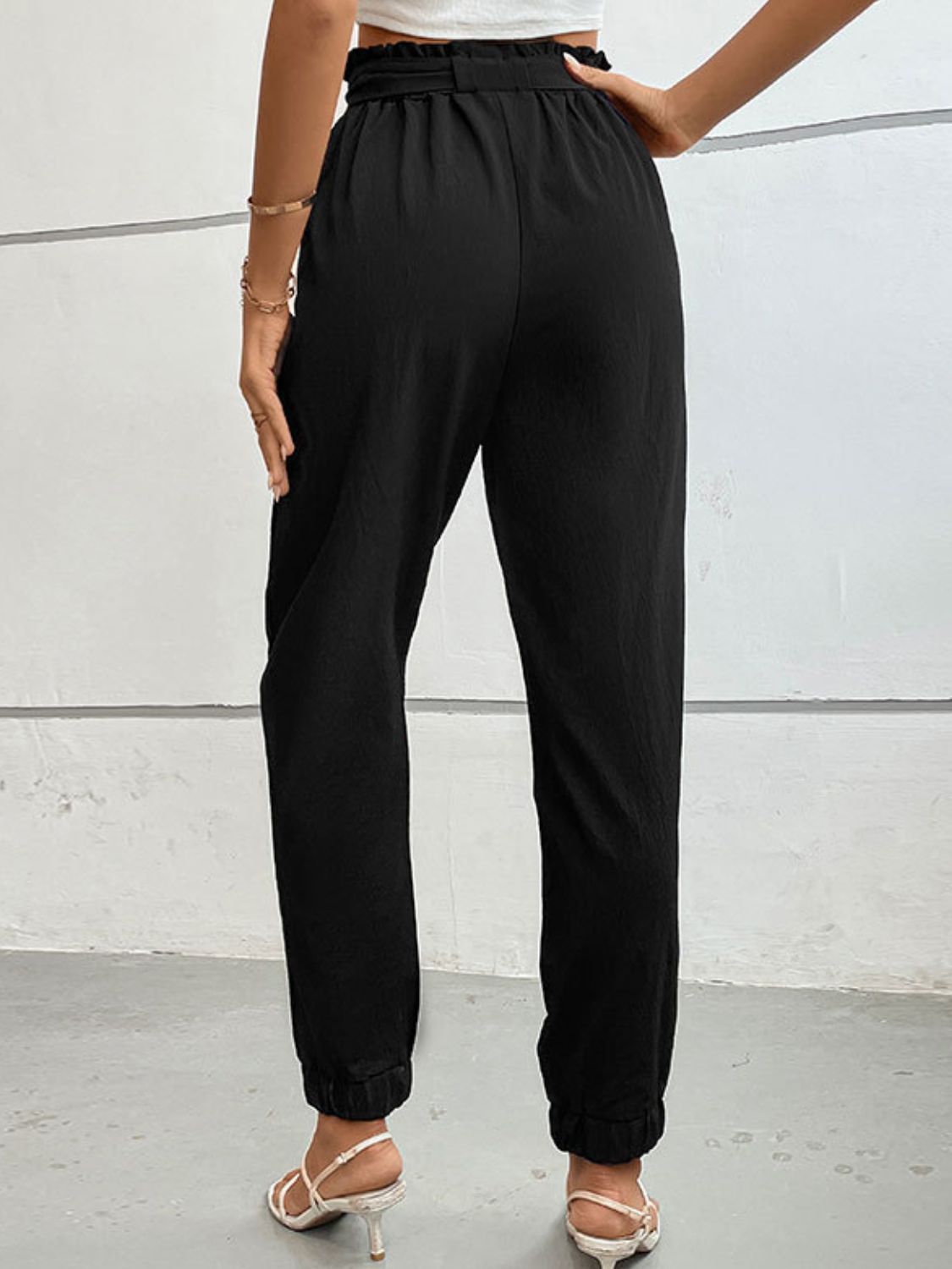 Tie Front Long Pants - Bottoms - Pants - 2 - 2024