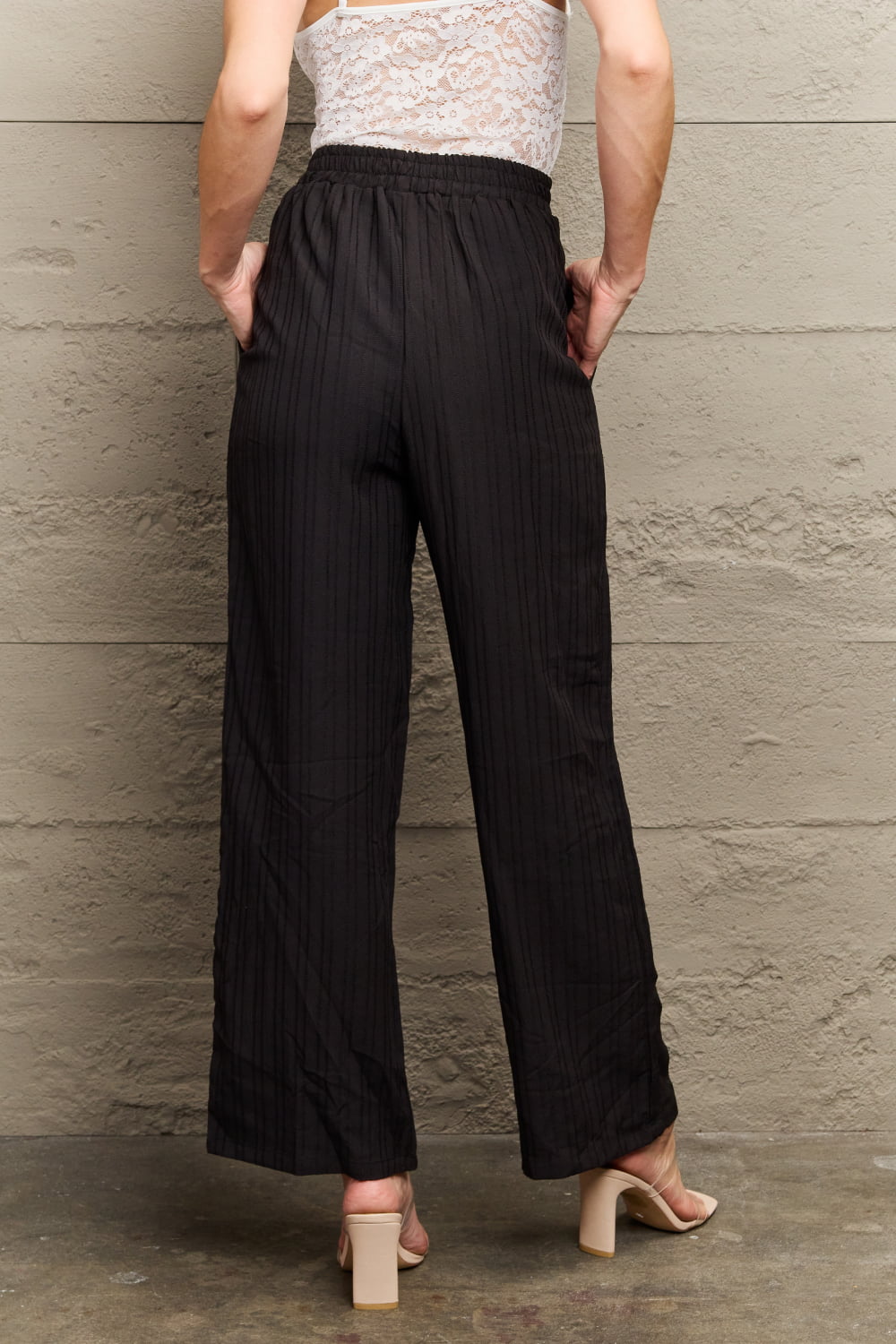 Tie Waist Long Pants - Bottoms - Pants - 2 - 2024