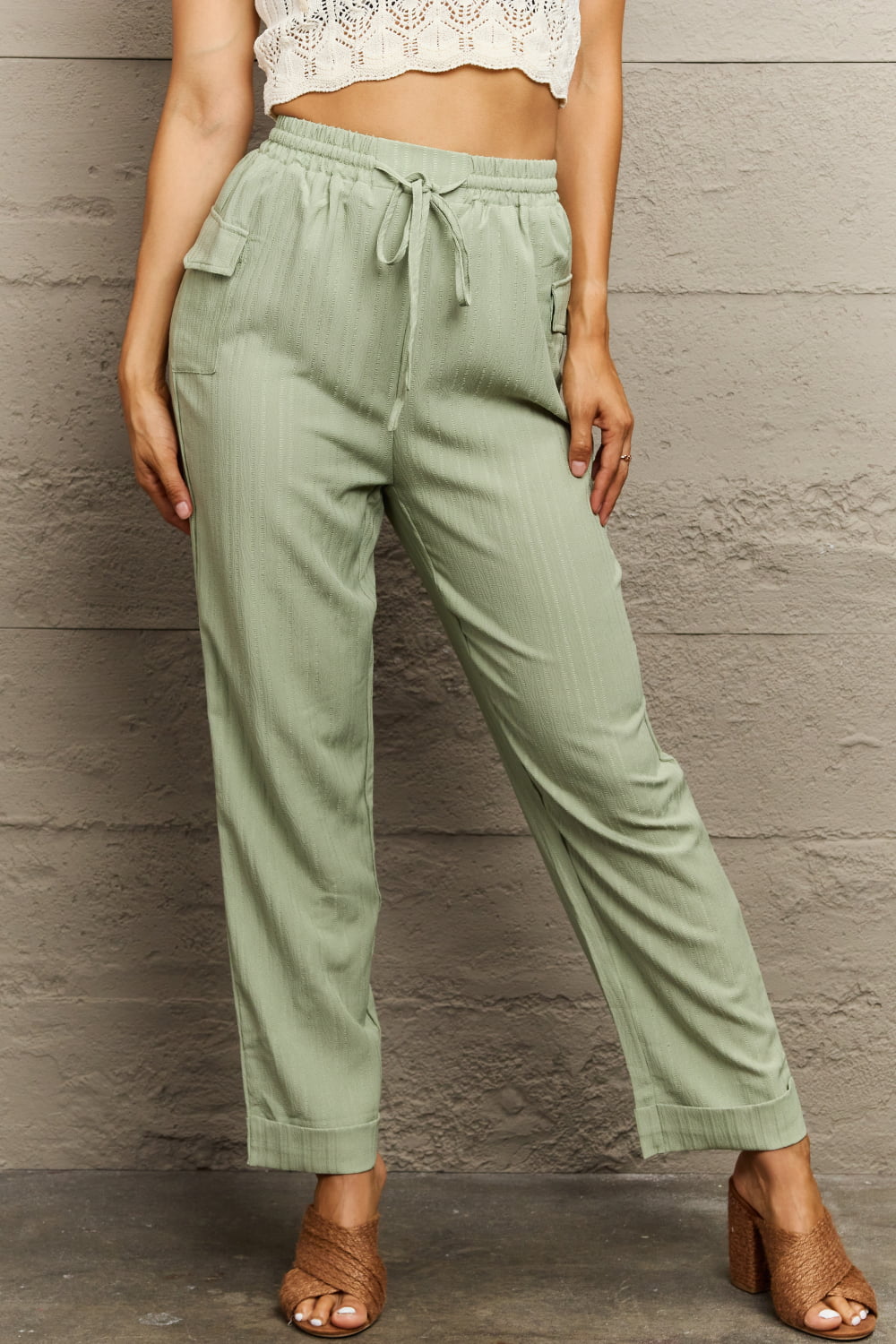 Tie Waist Long Pants - Bottoms - Pants - 3 - 2024