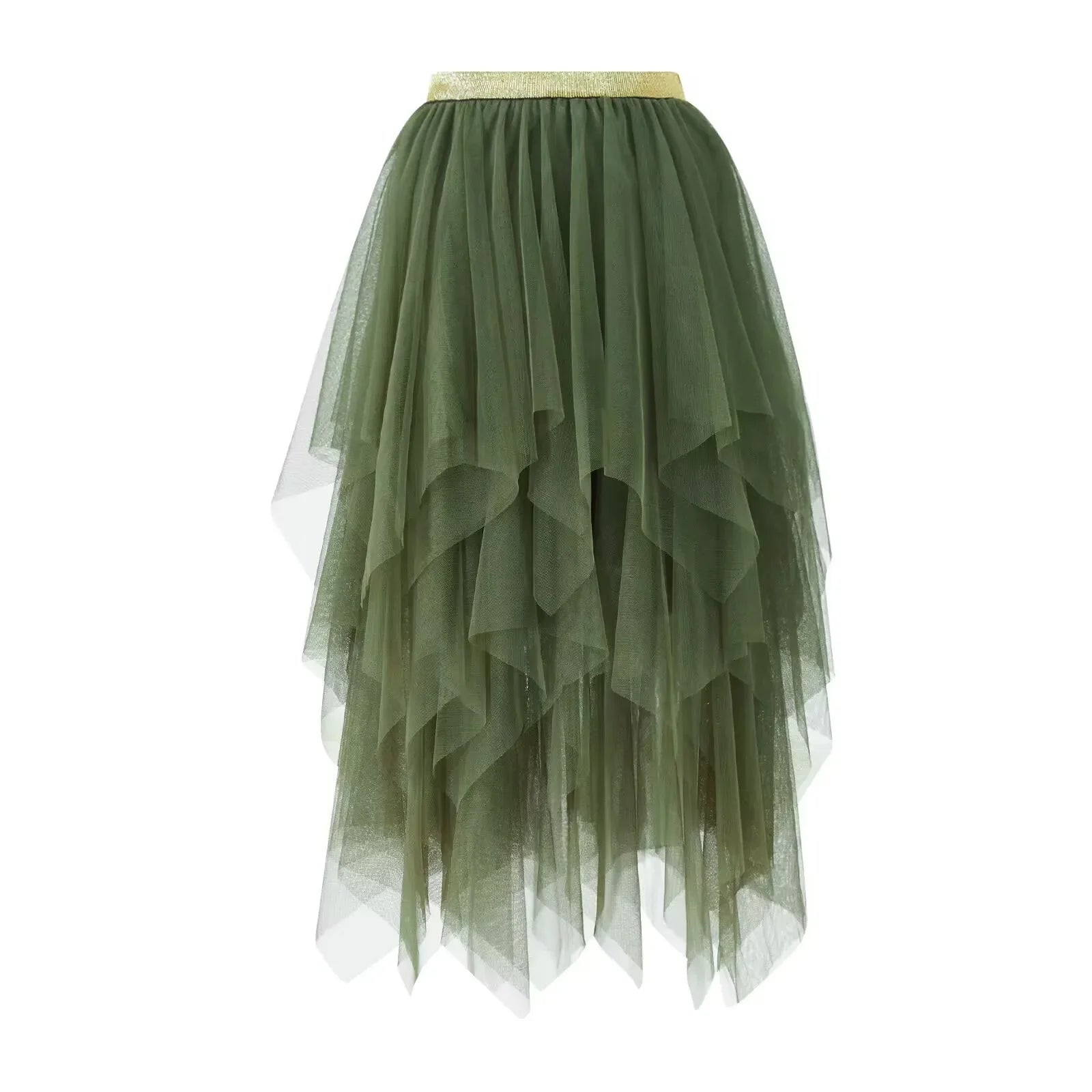Tulle Midi Skirt for Women - Harajuku High Waist Fashion Summer Tutu - Bottoms - Skirts - 25 - 2024