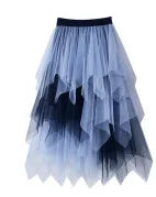 Tulle Midi Skirt for Women - Harajuku High Waist Fashion Summer Tutu - Bottoms - Skirts - 26 - 2024