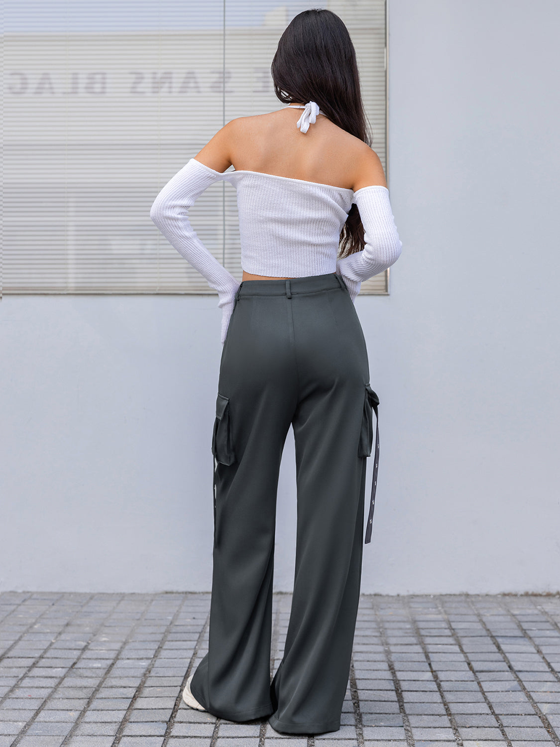 Wide Leg Cargo Pants - Bottoms - Pants - 2 - 2024