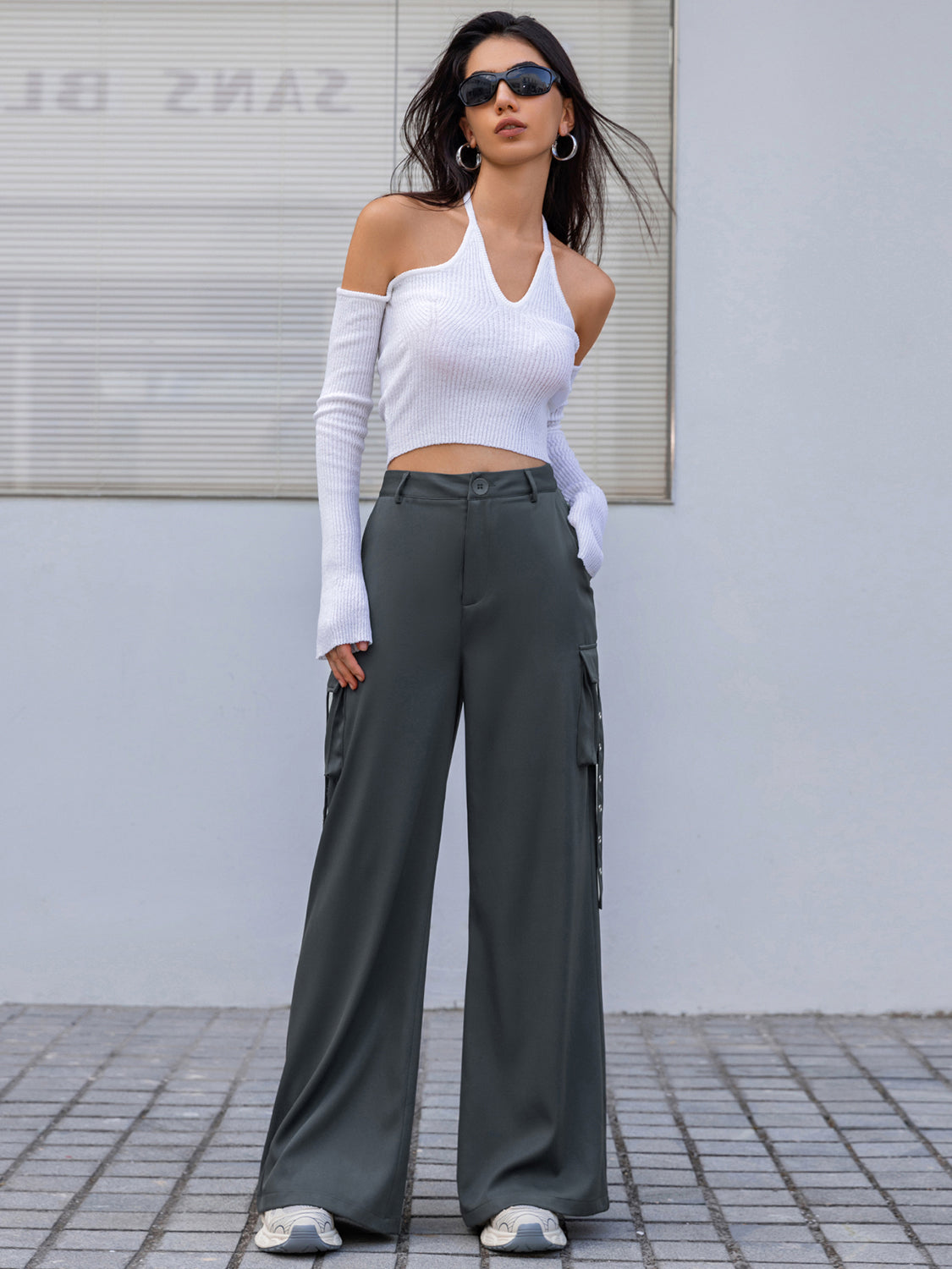 Wide Leg Cargo Pants - Bottoms - Pants - 3 - 2024