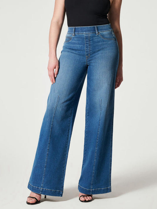 Wide Leg Long Jeans - Medium / S - Bottoms - Pants - 1 - 2024