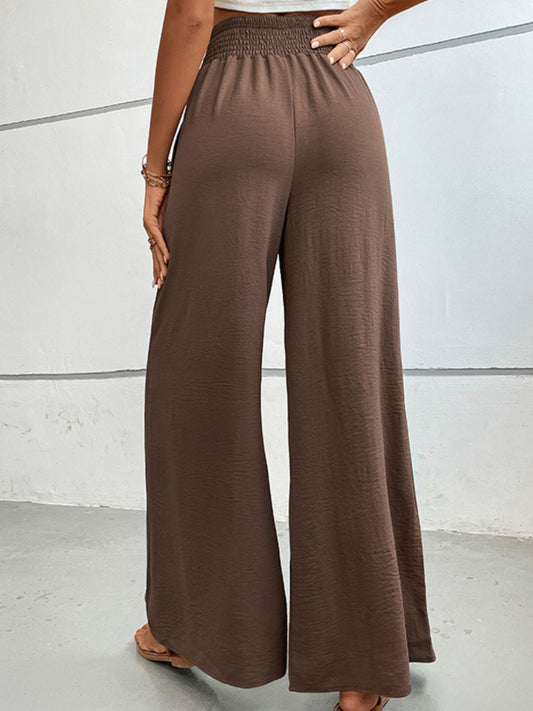 Wide Waistband Relax Fit Long Pants - Bottoms - Pants - 2 - 2024