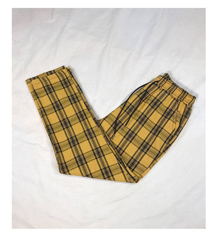 Women Streetwear Plaid Pants - Bottoms - Pants - 9 - 2024