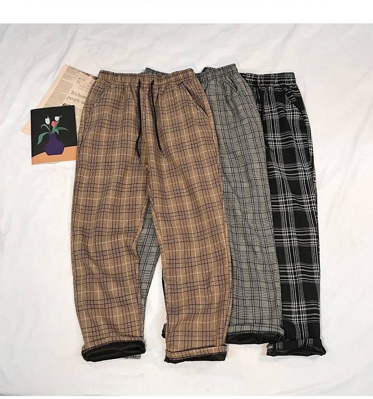 Women Streetwear Plaid Pants - Bottoms - Pants - 6 - 2024