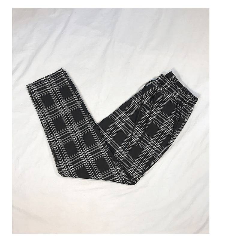 Women Streetwear Plaid Pants - Bottoms - Pants - 8 - 2024