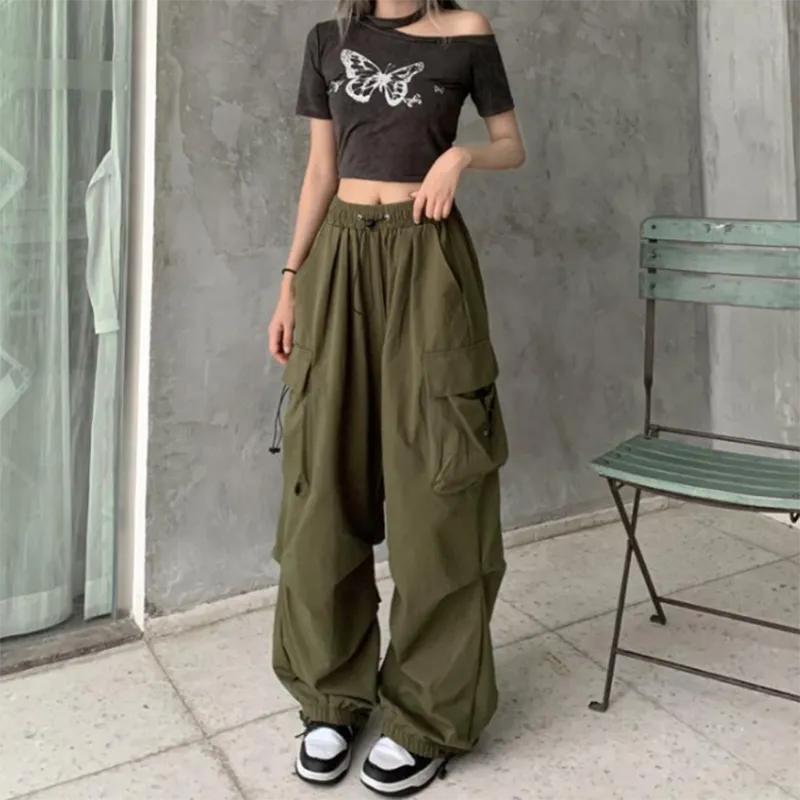 Women Streetwear Techwear Cargo Pants - Bottoms - Pants - 5 - 2024
