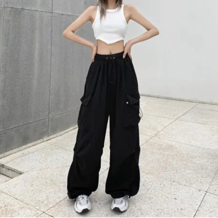 Women Streetwear Techwear Cargo Pants - Black / S - Bottoms - Pants - 7 - 2024