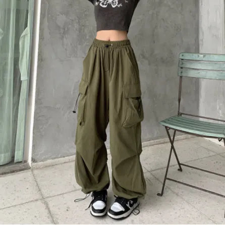 Women Streetwear Techwear Cargo Pants - Army Green / S - Bottoms - Pants - 9 - 2024