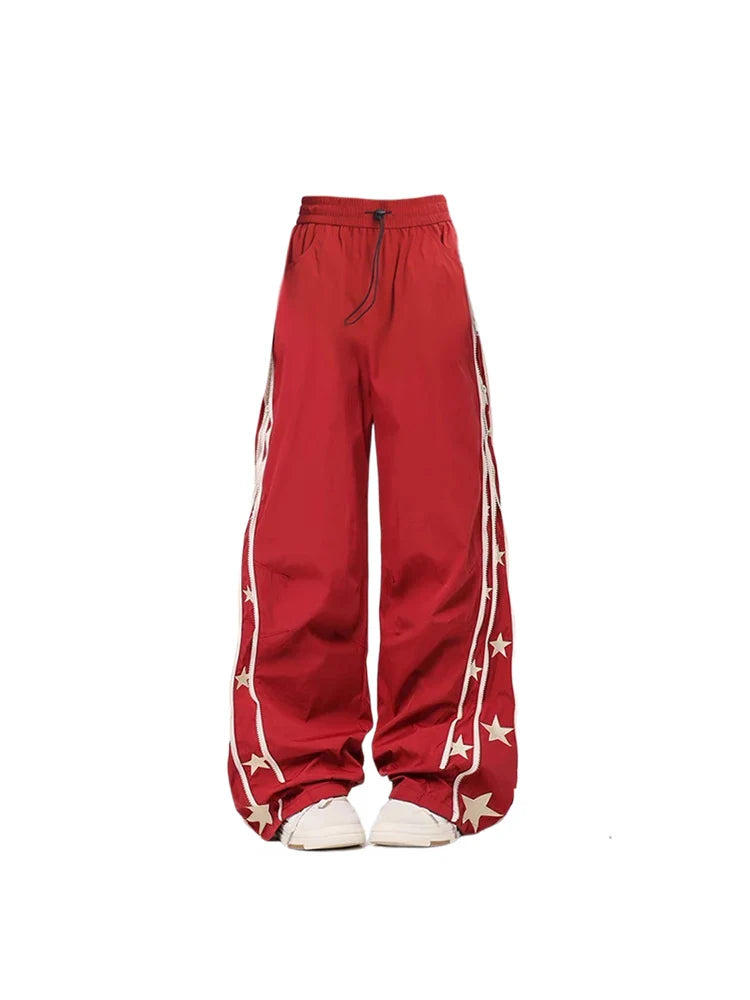 Women’s Baggy Sweatpants - Y2K High Waist Harajuku Joggers - Bottoms - Pants - 2 - 2024