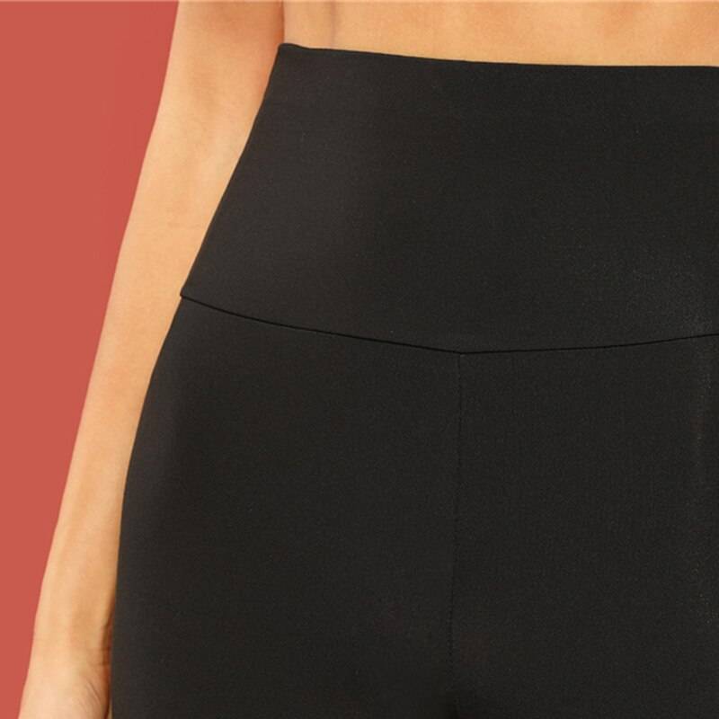 Women’s Casual Style Black Leggings - Bottoms - Pants - 4 - 2024
