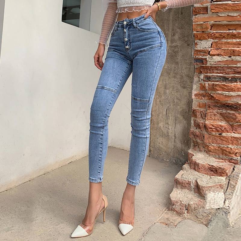 Women’s High Waist Skinny Jeans - Bottoms - Pants - 1 - 2024
