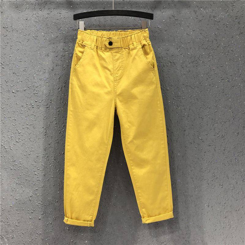 Women’s Summer Loose Jeans - Yellow / M - Bottoms - Pants - 13 - 2024