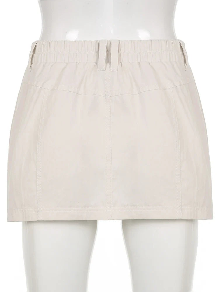 Y2K Fairy Grunge Korean Style Cargo Mini Skirt - Bottoms - Mini Skirts - 5 - 2024