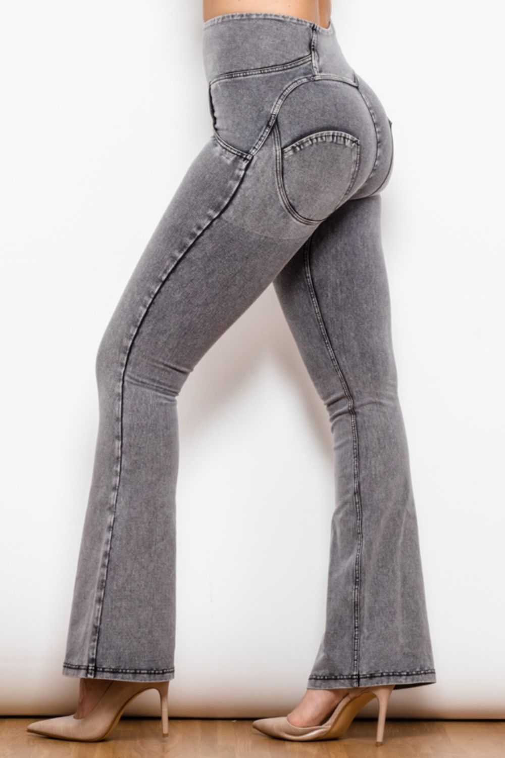 Zip Detail Flare Long Jeans - Bottoms - Pants - 5 - 2024